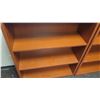 Image 2 : Qty 2 Matching Wooden Bookcases 36"W x 13"D x 43.5"H