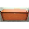 Image 1 : Wooden Desk 72"L x 24"D x 30"H w/ Reception Chair