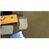Image 2 : Misc. Office Accessories: Organizer Trays, Risers, Faux Orchid, etc.
