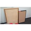 Image 3 : Acrylic Wall Organizer, 2 Corkboards, U.S. Flag, Paper Organizer, Plastic Hats