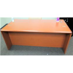 Wooden Desk 72"L x 36"D x 30"H w/ Office Chair