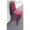 Image 2 : Qty 4 Banquet Chairs