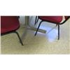 Image 2 : Round Table (42"Dia, 30"H) w/ 4 Padded Metal Frame Chairs