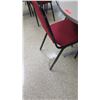 Image 2 : Round Table (42"Dia, 30"H) w/ 4 Padded Metal Frame Chairs