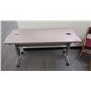 Image 1 : Utility Table (Desk) w/ Wheels 60" x 24" x 29"H