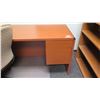 Image 2 : Wooden Desk 48"L x 24" x 30"H w/ Office Chair