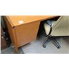 Image 3 : Wooden Desk 48"L x 24" x 30"H w/ Office Chair