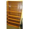 Image 2 : Qty 2 Wooden Bookcases 36" x 12"D x 72"H