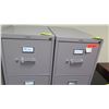 Image 2 : Qty 2 Vertical File Cabinets (HON), Gray 15"W x 26.5D" x 52"H
