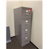 Image 1 : Qty 2 Vertical File Cabinet (HON), Gray 15"W x 26"D x 52"H