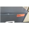 Image 2 : Vertical File Cabinet, Gray 14" x 18" x 46.5"H (top drawer has slight damage)