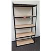 Image 1 : Shelving Unit w/ Metal Frame 36.5"L x 15.5"D x 72"H