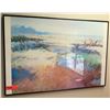 Image 1 : Framed Art Print by D. Resnick (Open Field) 36" x 24"