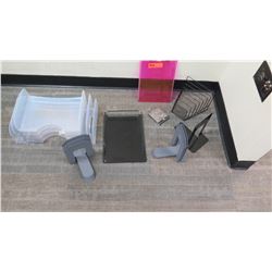 Misc. Office Accessories: Organizer Trays, File Organizers, Brackets, etc.