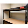 Image 2 : Shelving Unit w/ Metal Frame 15.5"D, 72"H w/ Misc. Metal Organizers on 2nd Shelf