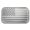 Image 1 : 1 oz American Flag Design Silver Bar