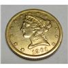1901 S $5 FIVE Gold Liberty Half Eagle