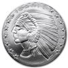 1 oz Incused Indian Silver Round - .999 pure