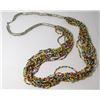 Image 1 : Multi Beaded Strand Fashion necklace