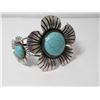 Image 1 : Faux Turquoise Silver Plate Bracelet