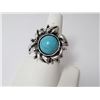 Image 1 : Faux Turquoise Silver Plate Ring