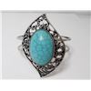 Image 1 : Faux Turquoise Silver Plate Bracelet