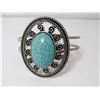 Image 1 : Faux Turquoise Silver Plate Bracelet