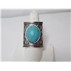 Image 1 : Faux Turquoise Silver Plate Ring