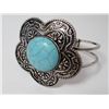 Image 1 : Faux Turquoise Silver Plate Bracelet