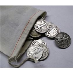Canvas Bag - 181 Walking Liberty Halves -90%