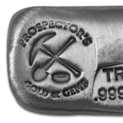 1  oz. Silver Prospector Bar -.999