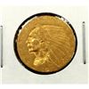 Image 1 : 1913 $2.5 Gold Indian in 2X2 XF AU