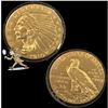Image 1 : 1910 $2.5 Gold Indian Quarter Eagle XF AU