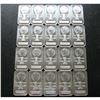 Image 1 : 20 pcs. Morgan Design Silver Bars 1 oz -.999 Pure