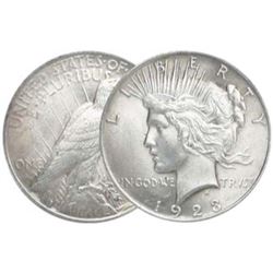 1923 BU Peace Silver Dollar