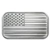 Image 1 : 1 oz American Flag Silver Bar -.999 Pure