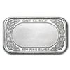 Image 2 : 1 oz American Flag Silver Bar -.999 Pure