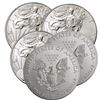 Image 2 : (5) Random Date BU Silver Eagles