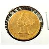 Image 1 : 1881 $ 5 Gold Liberty