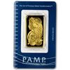 Image 1 : 1 oz Pamp Suisse Gold Ingot on Assay Card