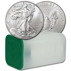 (20) US Silver Eagles in Mint Tube Random Date