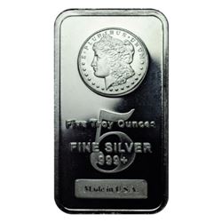 5 oz Morgan Design Silver Bar