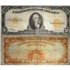 1922 $ 10 Gold Certificate - G-VG grade