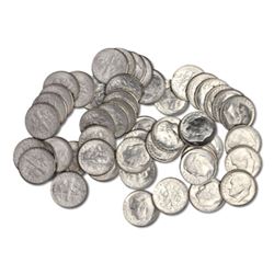 (50) Roosevelt Dimes -90% Silver