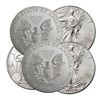 Image 1 : (5) Random Date BU Silver Eagles