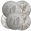 Image 1 : (5) Random Date BU Silver Eagles