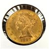 1897 S $5 Gold Liberty Half Eagle