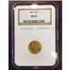 Image 1 : 1907 MS 64 $2.5 Gold Liberty Better Date
