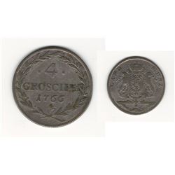 1766 German 4 Groschen