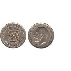 1913 Great Britain 6 Pence